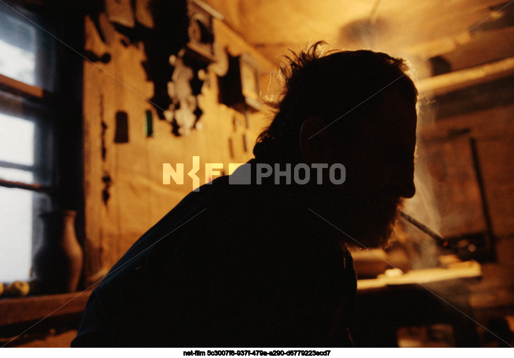 Житель деревни Сосновец В.Ф. Филиппов