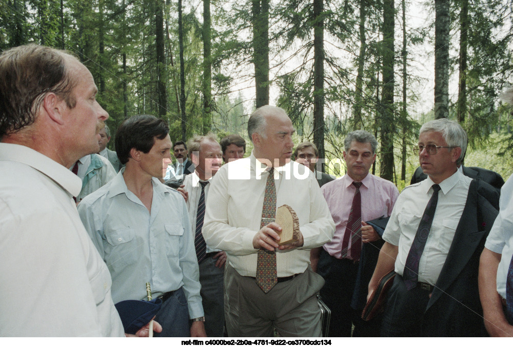 V. S. Chernomyrdin's trip to Karelia