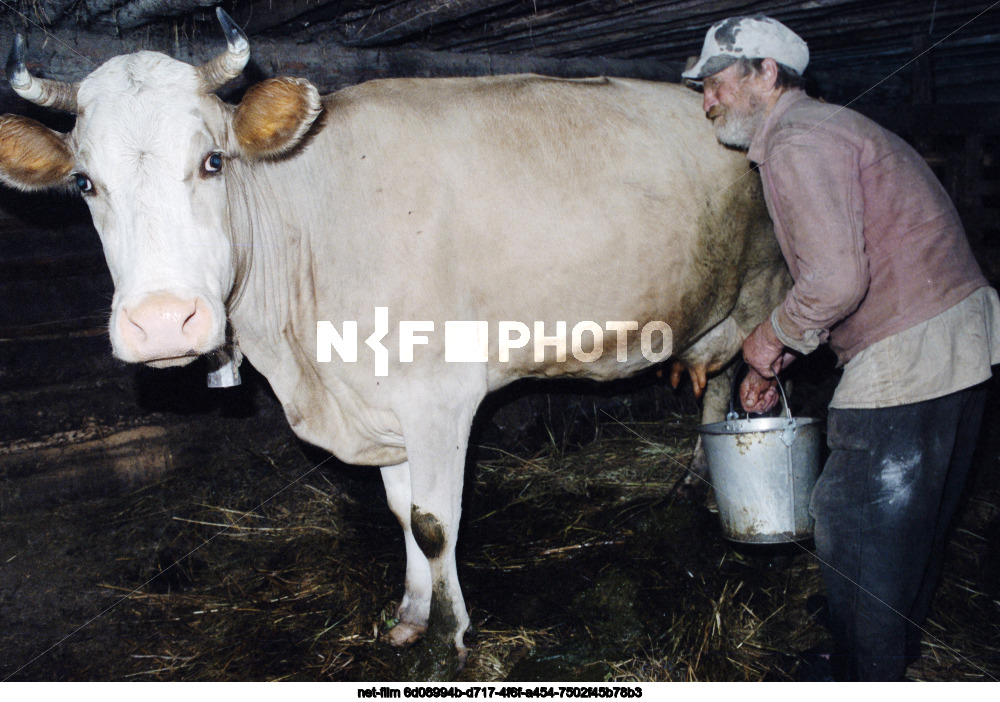 Resident of the village of Sosnovets V.F. Filippov