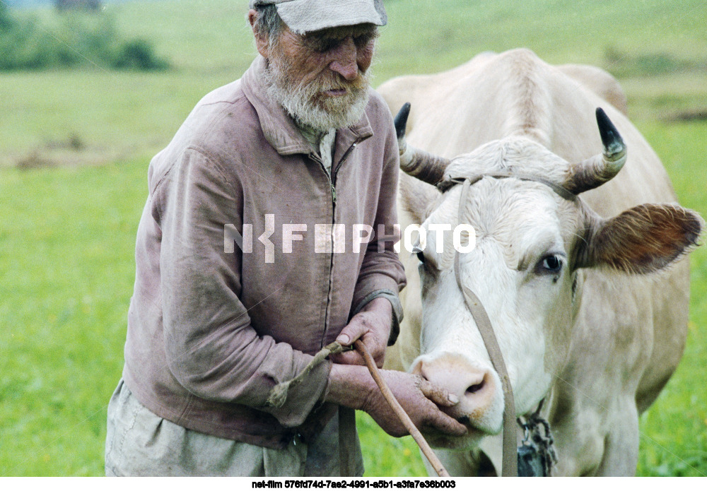 Resident of the village of Sosnovets V.F. Filippov