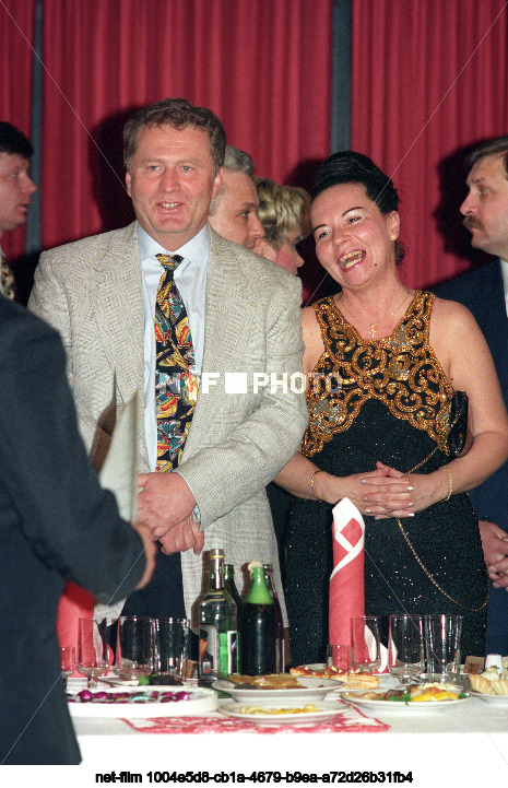 Празднование 49-летия В.В. Жириновского в Москве