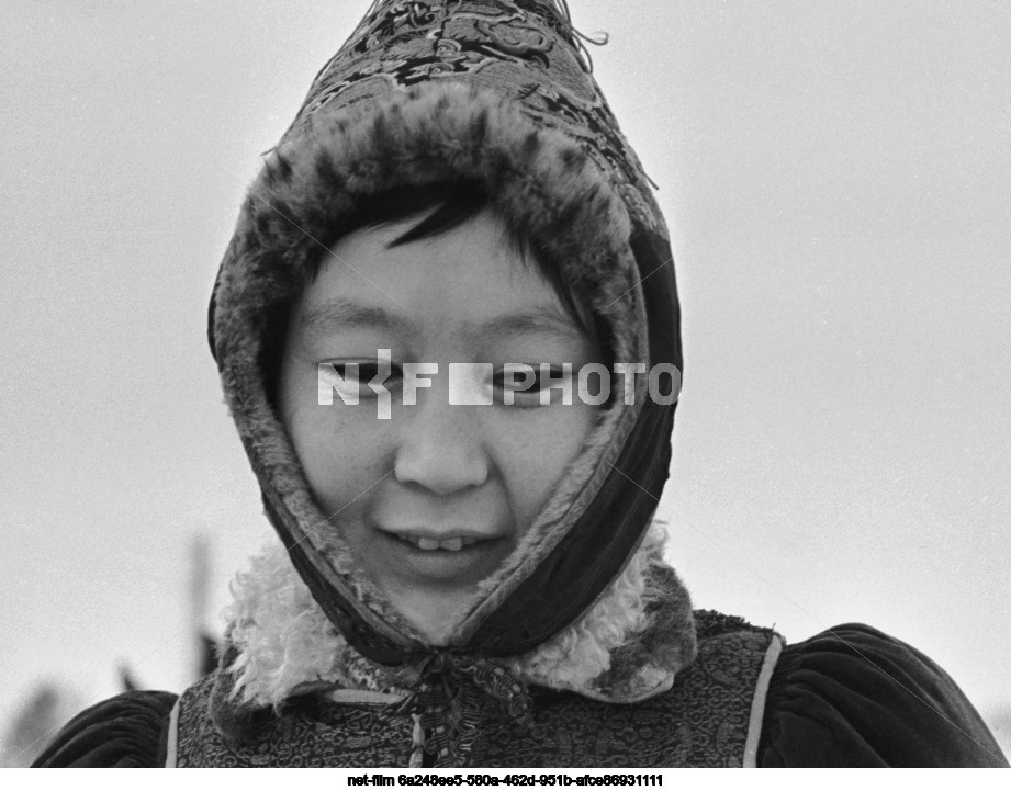 Жители села Ербогачен в Иркутской области