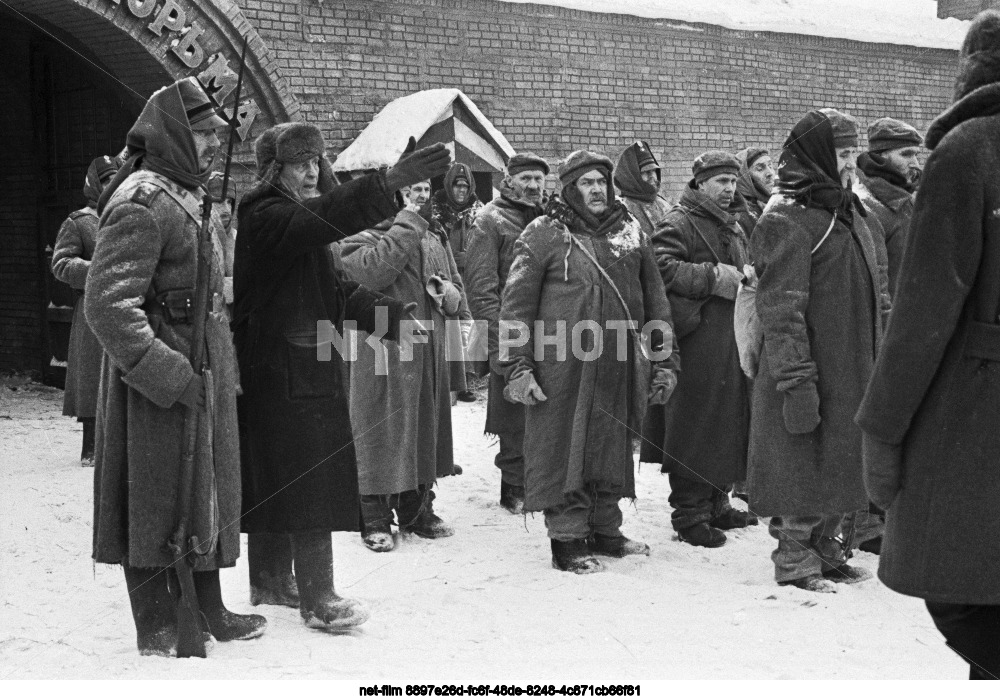 Filming of the feature film "The Brothers Karamazov" at the Mosfilm studio