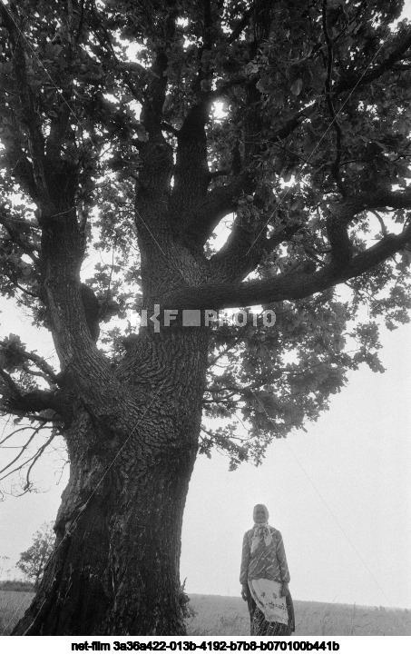 Жительница деревни Лешня Гомельской области А.И. Мишура