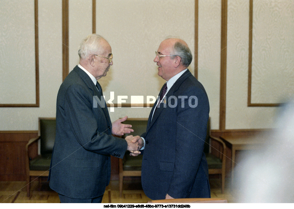 G. Gusak's visit to the USSR