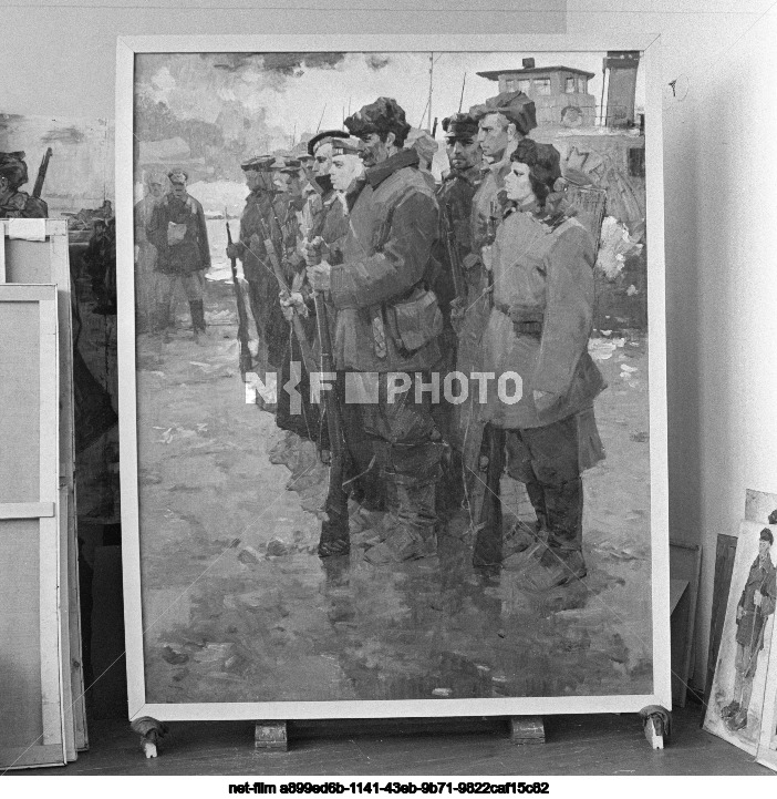 Мастерская художника Б.С. Лукошкова в Архангельске