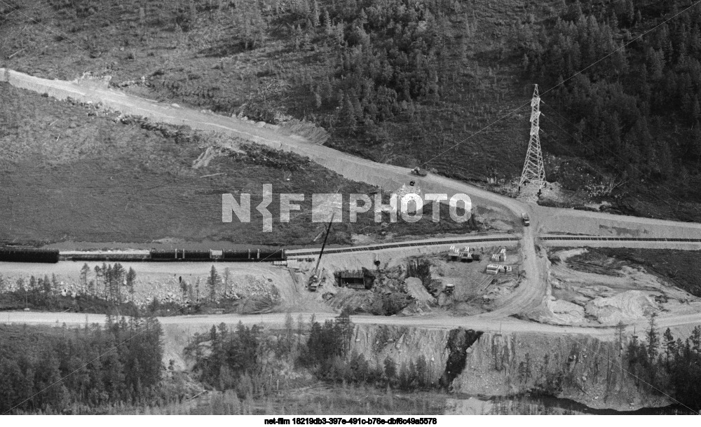 Строительство Байкало-Амурской магистрали