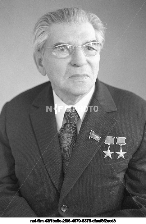 Председатель колхоза "Большевик" Владимирской области А.В. Горшков