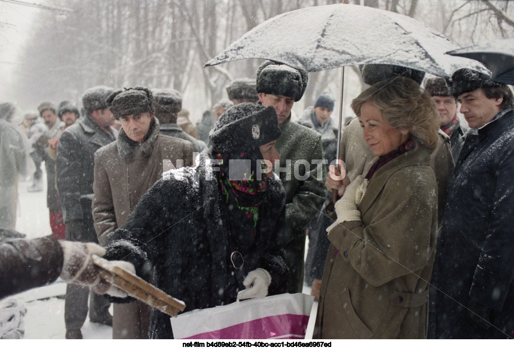 Визит королевы-консорта Испании Софии в СССР