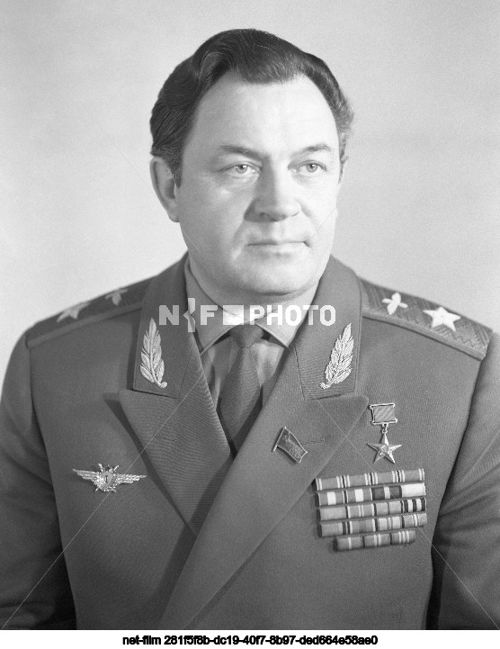 Minister of Civil Aviation of the USSR B.P. Bugayev