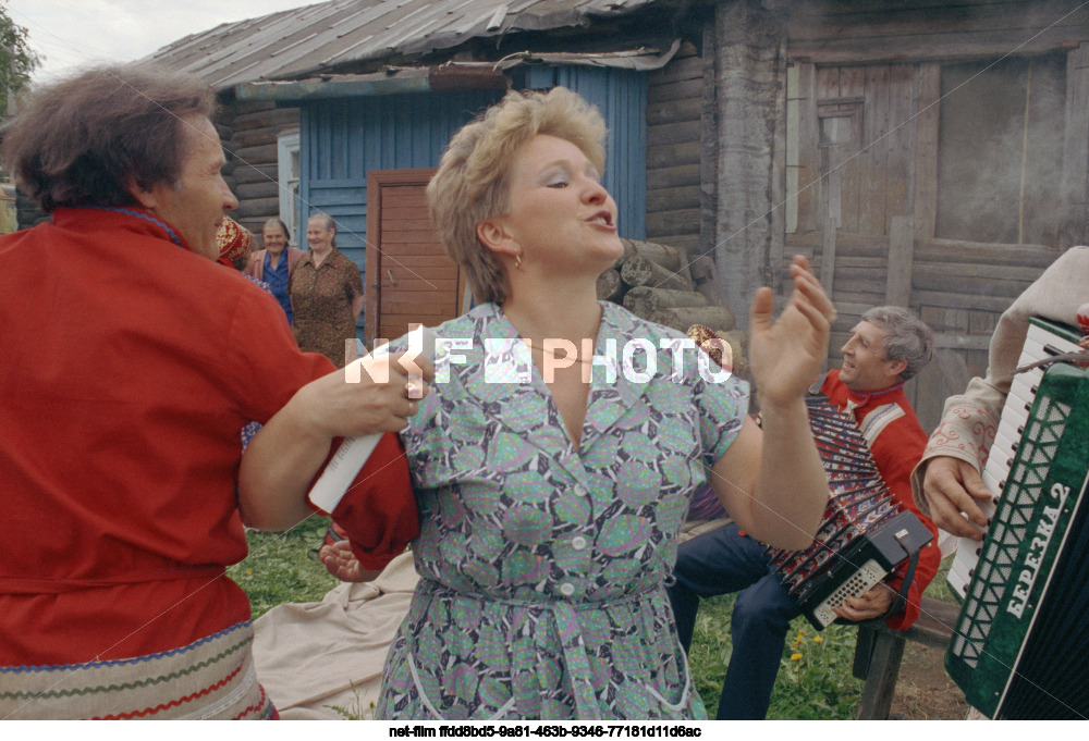 Folklore festival in Podporozhsky district of Leningrad region