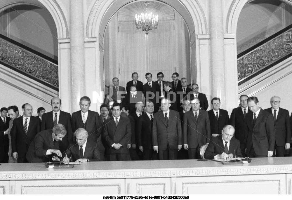 Визит Ш. Бенджедида в СССР