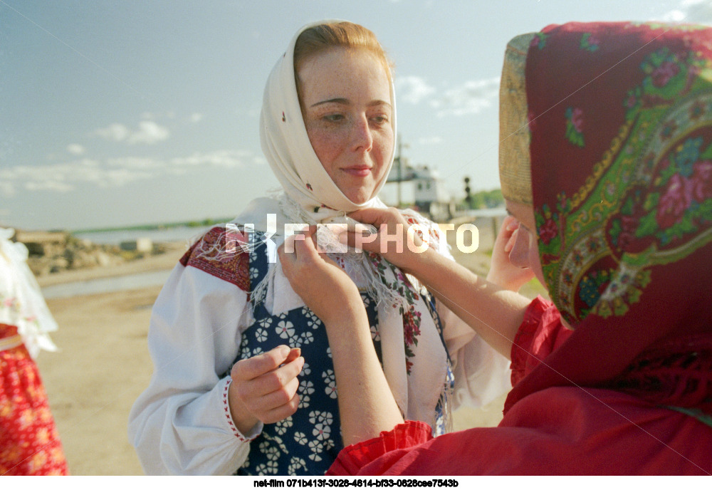 Folklore festival in Podporozhsky district of Leningrad region