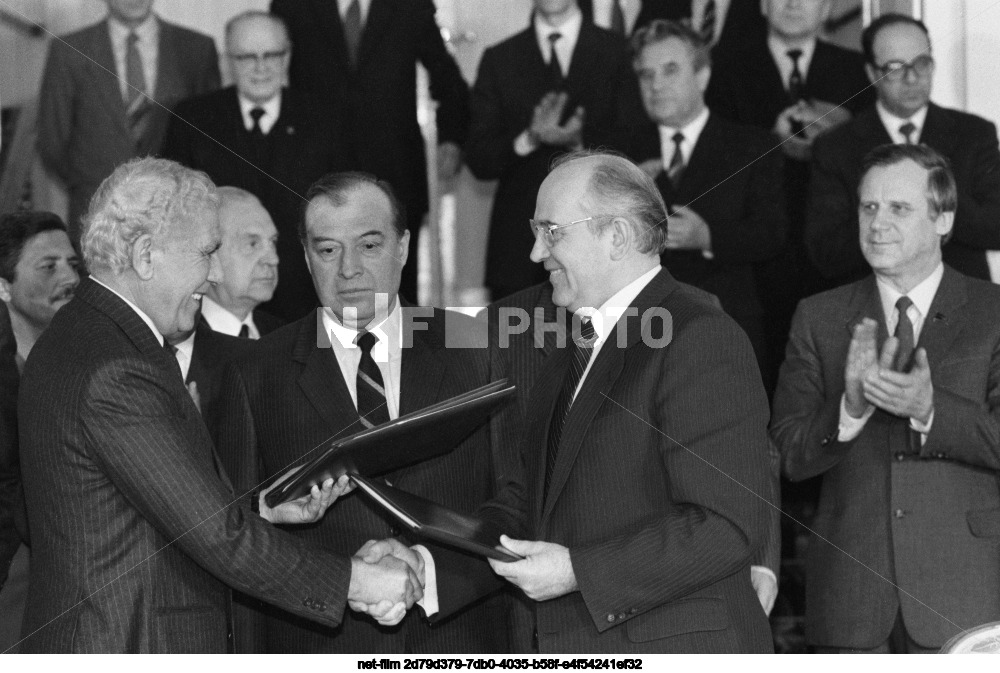 Visit of Sh. Benjedid to the USSR