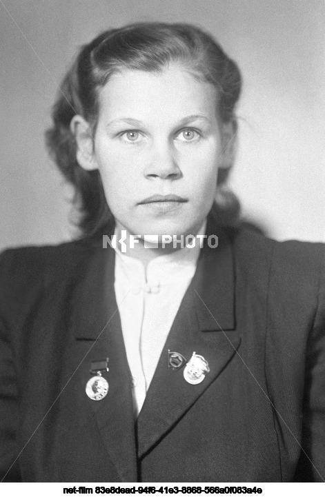 Прядильщица М.И. Рожнева