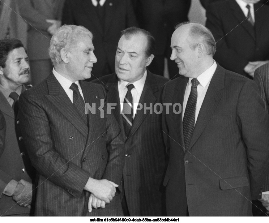 Visit of Sh. Benjedid to the USSR
