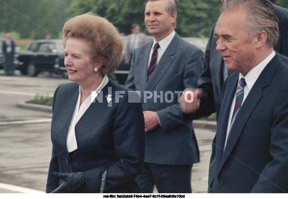 M. Thatcher's visit to the USSR