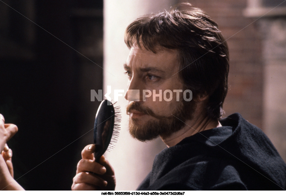 Filming of the movie "Little Tragedies" at the Mosfilm studio