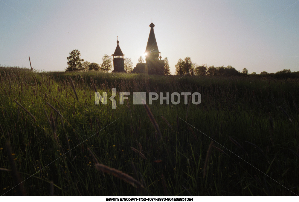 The village of Gimreka in the Leningrad region