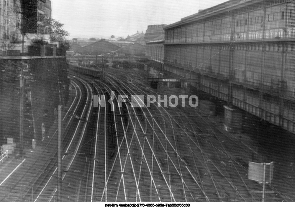 Railroad workers strike in France