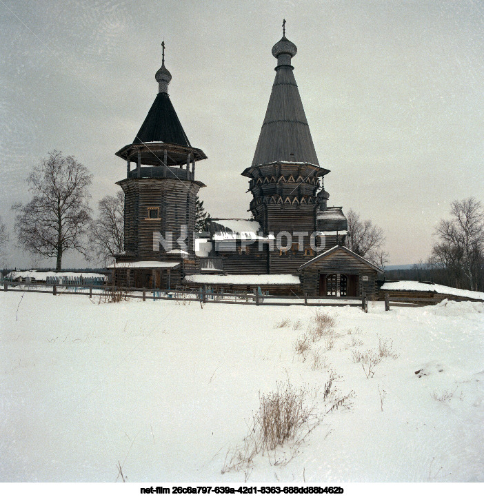 The village of Gimreka in the Leningrad region