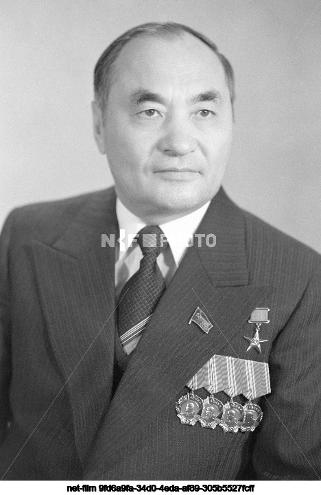 Chairman of the Council of Ministers of the Kazakh SSR B.A. Ashimov