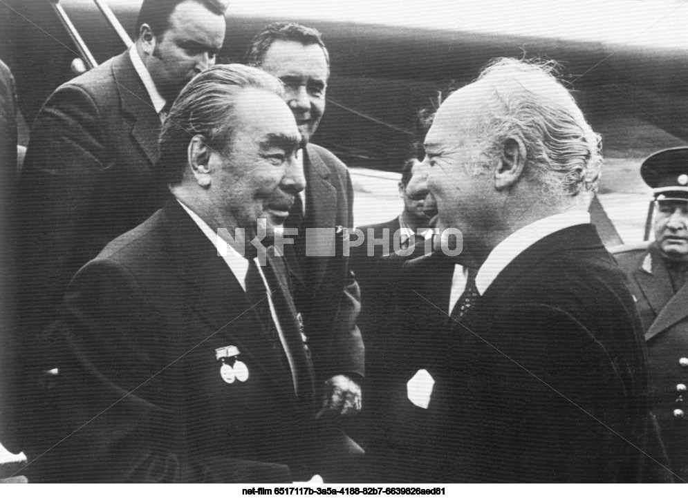 L.I. Brezhnev's visit to Germany