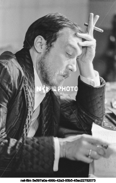 Filming of the feature film "The Kreutzer Sonata" at the Mosfilm studio