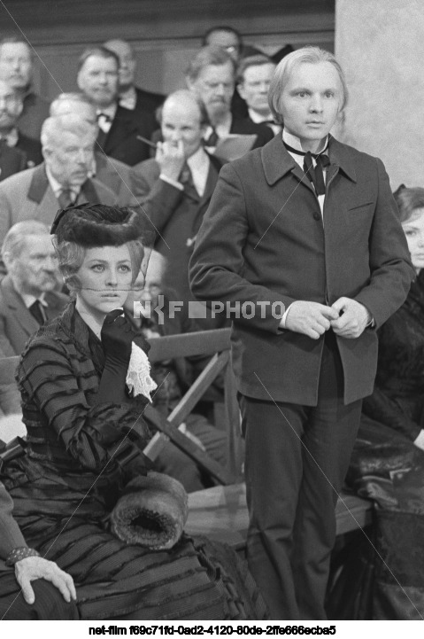 Filming of the feature film "The Brothers Karamazov" at the Mosfilm studio