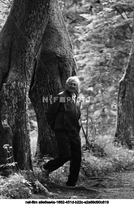 Поэт М. А. Дудин