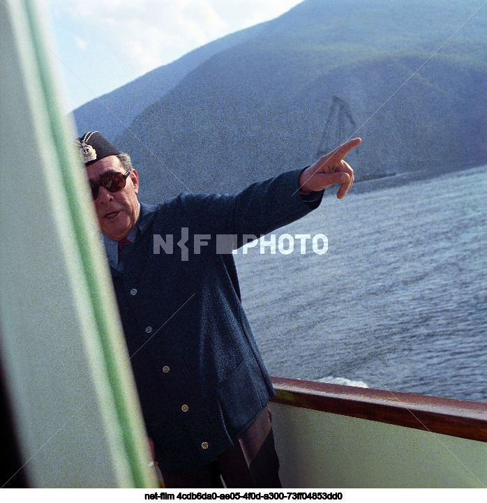 L.I. Brezhnev in Crimea