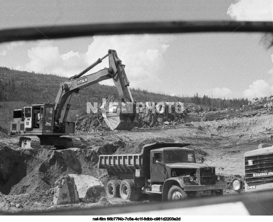 Строительство Байкало-Амурской магистрали