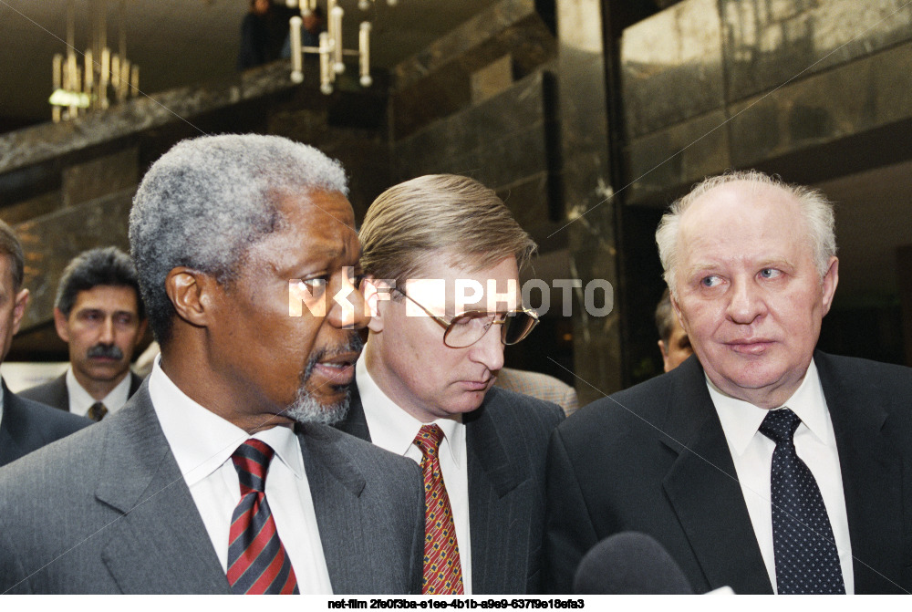 K. Annan's visit to Russia