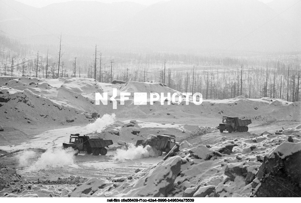 Gravel quarry in the Chita region