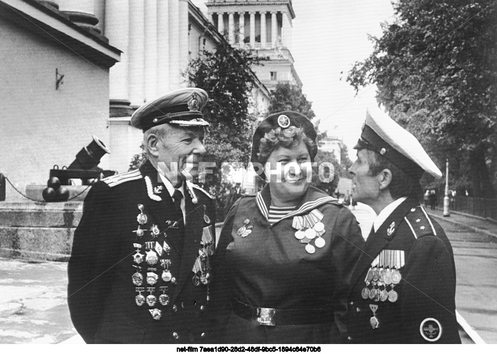 Section of veterans of the Pacific Fleet at the F.E. Dzerzhinsky Naval Military University in Leningrad