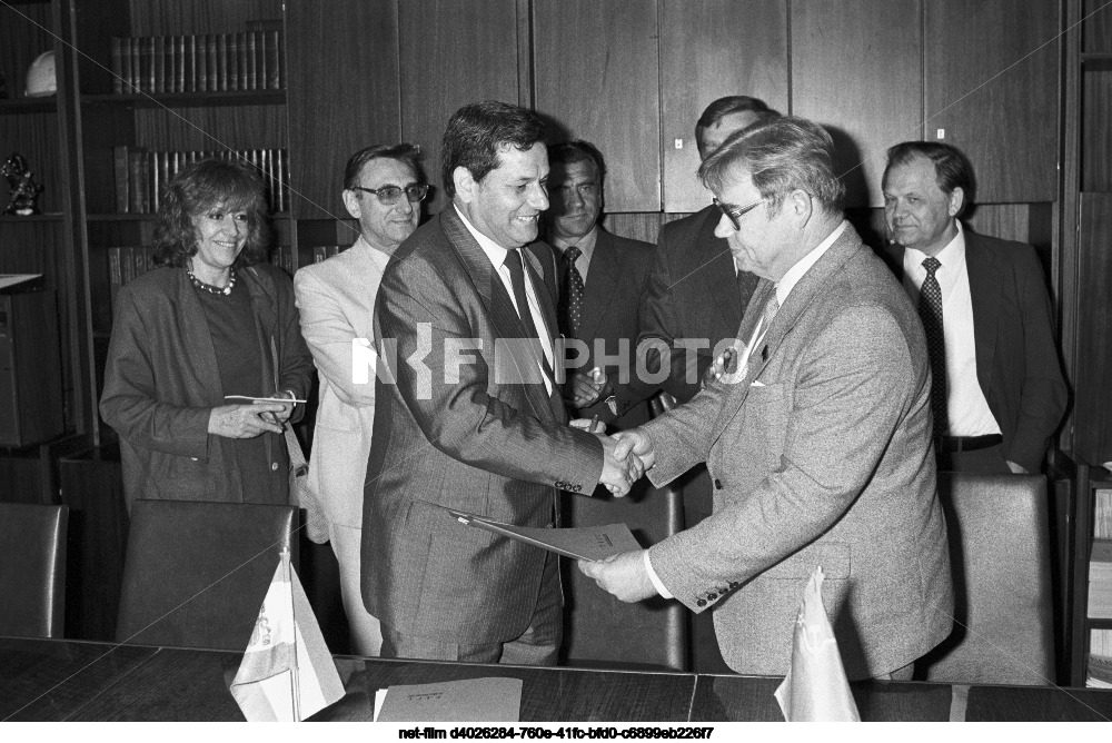 Signing of an agreement on developing cooperation between TASS and EFE in Moscow