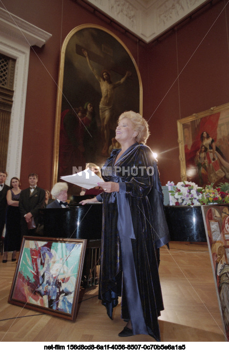 Прием в честь оперной певицы Е.В. Образцовой в Русском музее