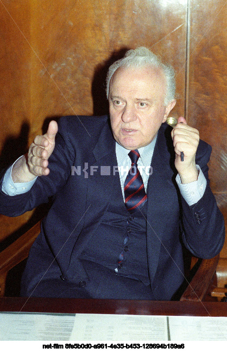 Министр внешних сношений СССР Э.А. Шеварднадзе