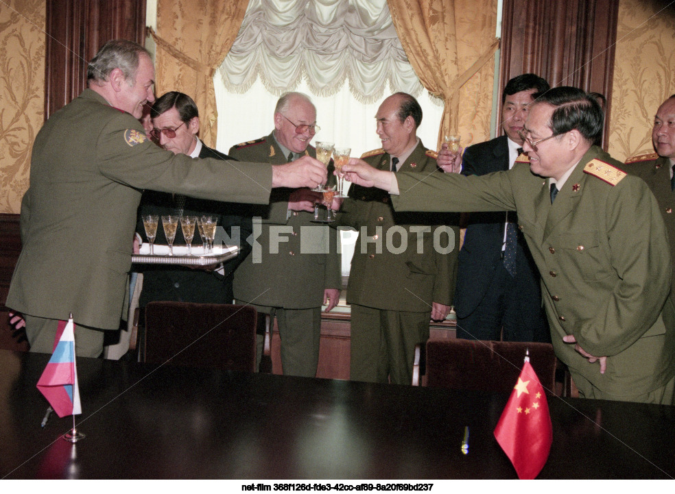 Signing of Russian-Chinese military contract in Moscow