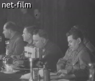 Кинохроника Торжественное заседание в Большом театре, посвященное 20-летию ВЧК-ОГПУ-НКВД. (1937)