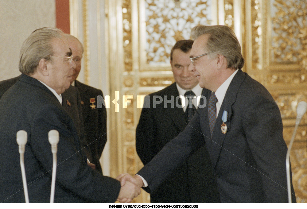 Awarding of E.M. Samoteikin in the Kremlin