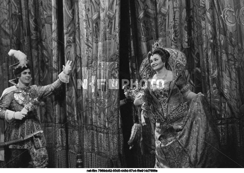 Опера "Борис Годунов" в Большом театре Союза ССР