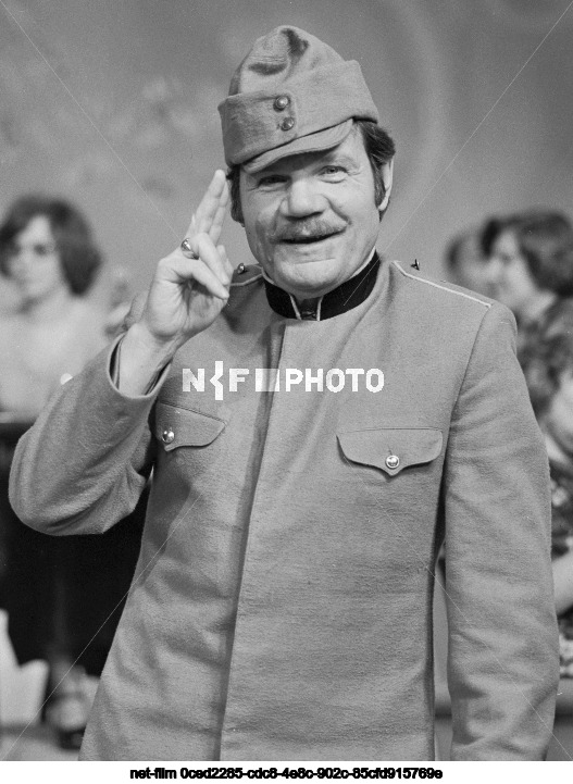 Съемки новогодней передачи "Голубой Огонек" на Центральном телевидении СССР