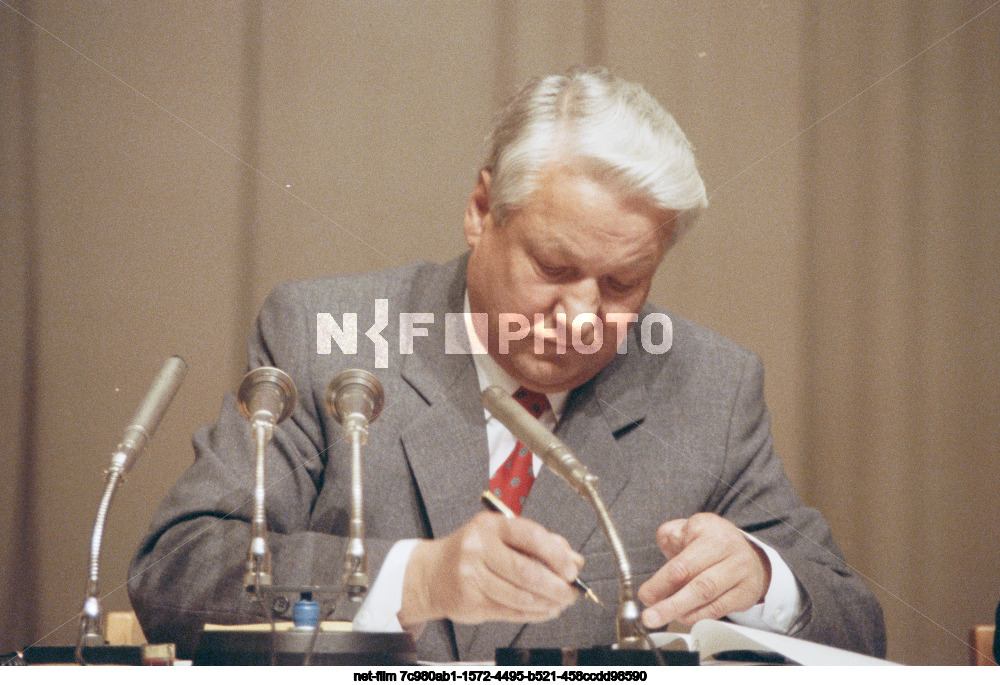 President of the RSFSR B.N. Yeltsin