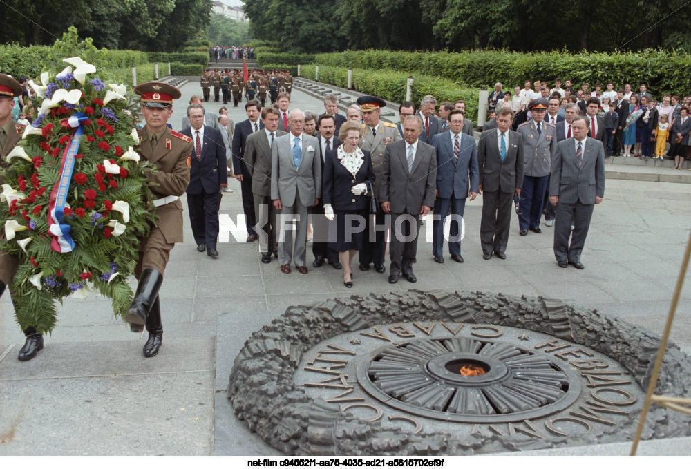 M. Thatcher's visit to the USSR