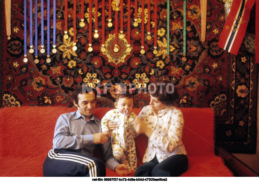 Family of speed skater S.V. Marchuk