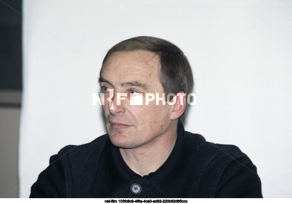 Press conference of the crew of the Soyuz-TM-29 spacecraft in Star City