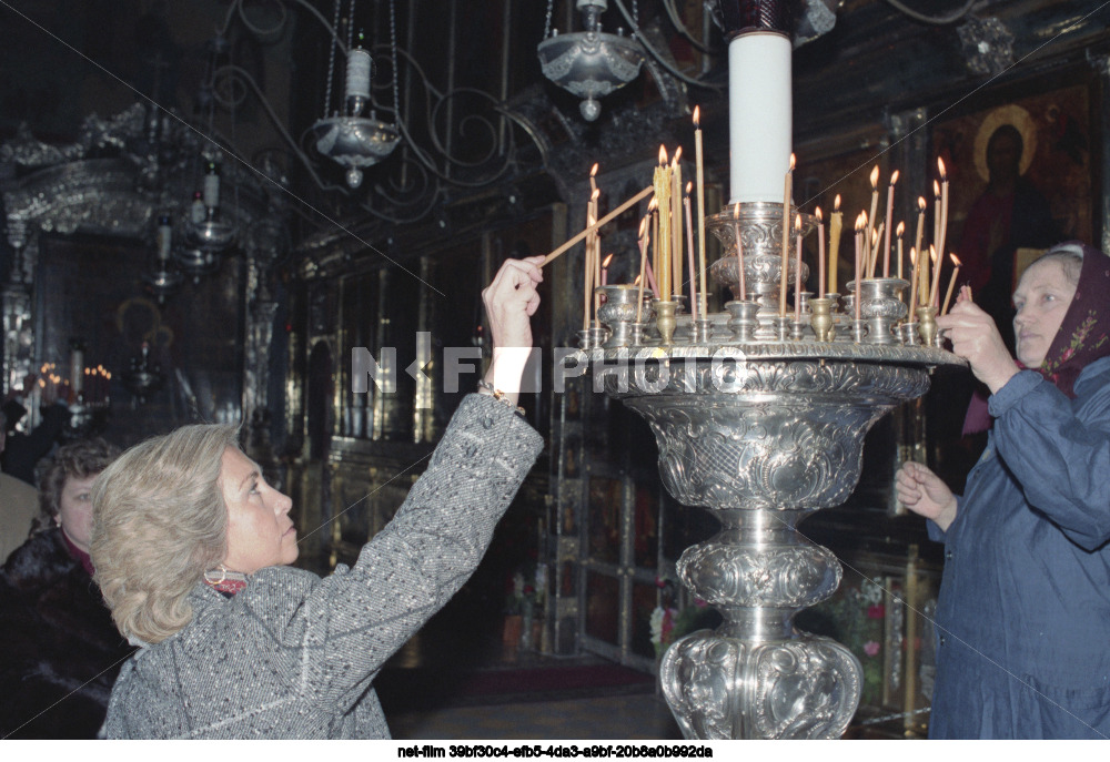 Визит королевы-консорта Испании Софии в СССР