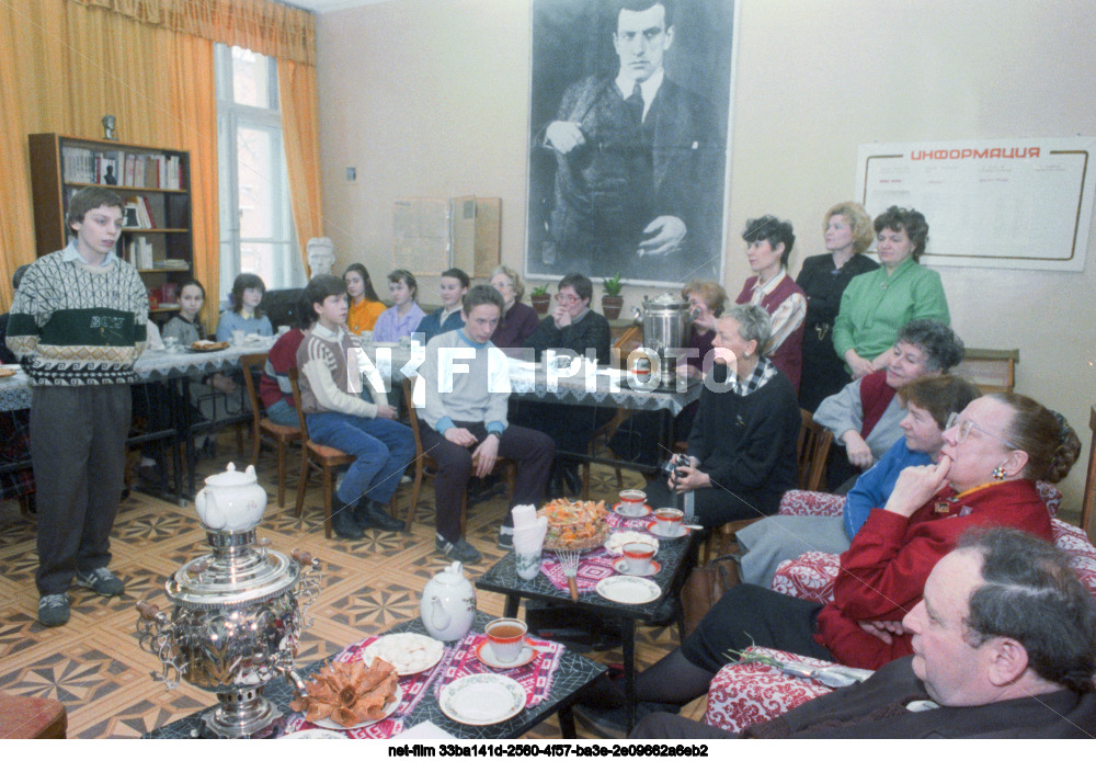 P. Thompson's visit to Russia