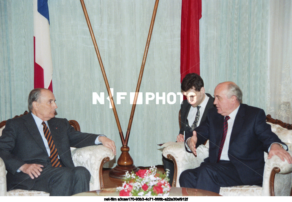 Visit of F. Mitterrand to the USSR